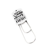 Family Bookmark, Some Call It Chaos, We Call It Family Bookmark, Charm Bookmark, Wife Gift, Husband Gift, Reader Gift, Paperclip Bookmark