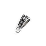 Silver-tone European Bail, Necklace Bail, Pendant Bail, Jewelry Bail, Bracelet Bail, Charm Bail, Bulk Quantity Options