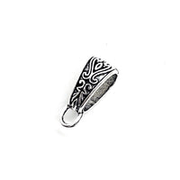 Silver-tone European Bail, Necklace Bail, Pendant Bail, Jewelry Bail, Bracelet Bail, Charm Bail, Bulk Quantity Options