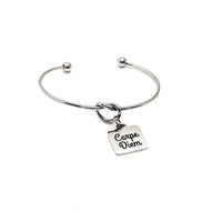 Encouraging Gift, Carpe Diem Charm Bracelet, Seize The Day, Motivating Her, Motivating Gift, Gift For Her, Daughter Gift, Entrepreneur Gift