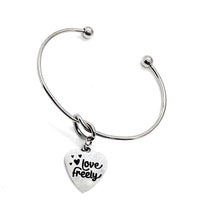 Love Gift, Love Freely Charm Bracelet, Gift For Her, Daughter Gift, Wife Gift, Love Jewelry, Love Bracelet, Love One Another