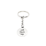 Faith Gift, With God’s Help Keychain, Keychain Gift, Christian Keychain, Charm Keychain, Christian Encouragement, I Can Do All Things
