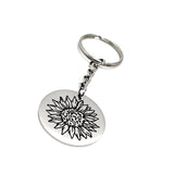 Sunflower Keychain, Charm Keychain, Sunflower Charm, Happiness Gift, Gift For Her, New Car Gift, Sunshine Nickname, Love Gift, Daughter Gift