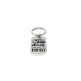Family Gift, Some Call It Chaos, We Call It Family Keychain, Wife Gift, Family Christmas, Blended Family, Wedding Gift, Husband Gift