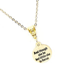 Daughter Gift, And Though She Be But Little She Is Fierce Necklace, Daughter Necklace, Gift For Her, Wife Gift, Granddaughter Necklace Gift