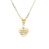 Faith Gift, He Heals The Brokenhearted Necklace, Sympathy Gift, Psalm 147 3, Christian Jewelry, Faith Jewelry, Christian Woman Gift For Her