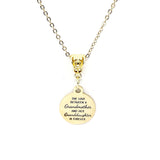 Grandmother Gift, Granddaughter Gift, The Love Between A Grandmother And Her Granddaughter Is Forever Necklace, Grandmother Christmas Gift