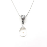 Mustard Seed Necklace, Mustard Seed Charm Necklace, Teardrop Mustard Seed Jewelry, Mustard Seed Faith, Mustard Seed Necklace Gift For Her