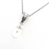 Mustard Seed Necklace, Mustard Seed Charm Necklace, Oval Mustard Seed Pendant, Mustard Seed Faith, Mustard Seed Necklace Gift For Her