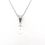 Mustard Seed Necklace, Mustard Seed Charm Necklace, Oval Mustard Seed Pendant, Mustard Seed Faith, Mustard Seed Necklace Gift For Her