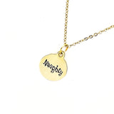 Naughty Necklace, Christmas Gift For Her, Naughty Or Nice, Wife Gift, Girlfriend Gift, Christmas Necklace