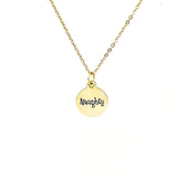 Naughty Necklace, Christmas Gift For Her, Naughty Or Nice, Wife Gift, Girlfriend Gift, Christmas Necklace