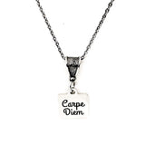 Motivational Gifts, Carpe Diem Necklace, Wife Gifts, Seize the Day, Affirmation Jewelry, Encouraging Her, Motivating Her, Daughter Gift