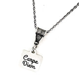 Motivational Gifts, Carpe Diem Necklace, Wife Gifts, Seize the Day, Affirmation Jewelry, Encouraging Her, Motivating Her, Daughter Gift