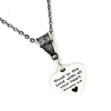 Faith Gifts, Trust In The Lord With All Your Heart Necklace, Proverbs 3 5 Jewelry, Baptism Gift, Daughter Gift, Christian Jewelry