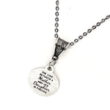 Mother Daughter Gift, The Love Between A Mother And Her Daughter Is Forever, Daughter Gift, Mom Gift, Daughter Jewelry, Mom Jewelry Gift