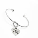 Love Gift, Love Freely Bracelet, Charm Bracelet, Love Jewelry, Gift For Her, Daughter Gift, Wife Gift, Love Bracelet, Granddaughter Gift