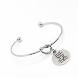 Love Gift, The Love Between A Mother And Her Daughter Is Forever Bracelet, Charm Bracelet, Love Jewelry, Gift For Mom, Daughter Gift