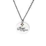 Faith Gift, Always Rejoice Pendant Necklace, Philippians 4 4, Rejoice in Everything, Scripture Jewelry, Scripture Gift, Christian Jewelry