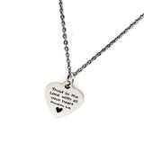 Faith Gifts, Trust In The Lord With All Your Heart Necklace, Proverbs 3 5 Jewelry, Baptism Gift, Daughter Gift, Christian Jewelry