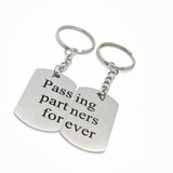 Passing Partners Forever Keychain Set, Soccer Player Gift, Father Son Gift, Soccer Keychains, Soccer Players Keychains, Graduation