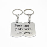 Passing Partners Forever Keychain Set, Soccer Player Gift, Father Son Gift, Soccer Keychains, Soccer Players Keychains, Graduation