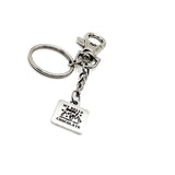 Hot Chocolate Lover Gift, My Bells Don’t Jingle Without Hot Chocolate Charm Keychain, Christmas Gift Basket Items. Wife Gift, Husband Gift