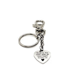 Faith Gifts, Trust In The Lord With All Your Heart Charm Keychain, Proverbs 3 5, Scripture Gift, Baptism Gift, Christian Quote, Faith Charm