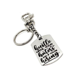 Encouragement Gift, Hustle Until Your Haters Ask If You’re Hiring Charm Keychain, Sports Gifts, Encouraging Her, Encouraging Him, Son Gift