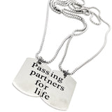 Passing Partners For Life Necklace Set, Soccer Player, Son Gift, Daughter Gift, Soccer Necklaces, Soccer Players Necklaces, Graduation Gifts