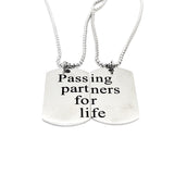 Passing Partners For Life Necklace Set, Soccer Player, Son Gift, Daughter Gift, Soccer Necklaces, Soccer Players Necklaces, Graduation Gifts