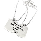 Passing Partners For Life Necklace Set, Soccer Player, Son Gift, Daughter Gift, Soccer Necklaces, Soccer Players Necklaces, Graduation Gifts