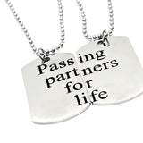 Passing Partners For Life Necklace Set, Soccer Player, Son Gift, Daughter Gift, Soccer Necklaces, Soccer Players Necklaces, Graduation Gifts