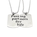 Passing Partners For Life Necklace Set, Soccer Player, Son Gift, Daughter Gift, Soccer Necklaces, Soccer Players Necklaces, Graduation Gifts