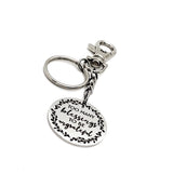Blessings Gift, Too Many Blessings To Be Ungrateful Charm Keychain, Keychain Gift, Affirmation Gift, Blessings Quote, Grateful Gift