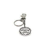 Blessings Gift, Too Many Blessings To Be Ungrateful Charm Keychain, Keychain Gift, Affirmation Gift, Blessings Quote, Grateful Gift