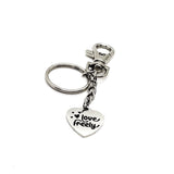Love Gift, Love Freely, Love Charm, Clip On Keychain, Keychain Gift, Wife Gift, Daughter Gift, 1 Corinthians 13 Gift, Christian Love Gift