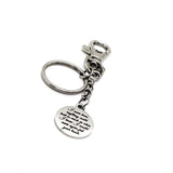 Memorial Gift, I Never Knew Anything Could Hurt So Much As When I Knew I Would Never Again Feel Your Touch Charm Keychain, Remembering Him