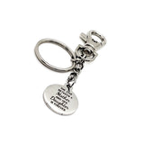 Mother And Daughter Gifts, The Love Between A Mother And Her Daughter Is Forever Charm Keychain, Daughter Gift, Mom Gift, Wife and Daughter