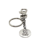 Mother And Daughter Gifts, The Love Between A Mother And Her Daughter Is Forever Charm Keychain, Daughter Gift, Mom Gift, Wife and Daughter