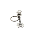 Mother And Daughter Gifts, The Love Between A Mother And Her Daughter Is Forever Charm Keychain, Daughter Gift, Mom Gift, Wife and Daughter