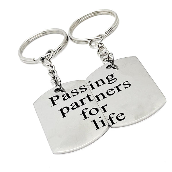 Passing Partners For Life Keychain Set, Soccer Player Gift, Father Son Gift, Soccer Keychains, Soccer Players Keychains, Graduation