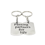Passing Partners For Life Keychain Set, Soccer Player Gift, Father Son Gift, Soccer Keychains, Soccer Players Keychains, Graduation
