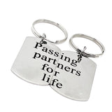 Passing Partners For Life Keychain Set, Soccer Player Gift, Father Son Gift, Soccer Keychains, Soccer Players Keychains, Graduation