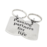Passing Partners For Life Keychain Set, Soccer Player Gift, Father Son Gift, Soccer Keychains, Soccer Players Keychains, Graduation