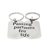Passing Partners For Life Keychain Set, Soccer Player Gift, Father Son Gift, Soccer Keychains, Soccer Players Keychains, Graduation