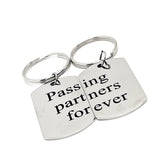 Passing Partners Forever Keychain Set, Soccer Player Gift, Father Son Gift, Soccer Keychains, Soccer Players Keychains, Graduation