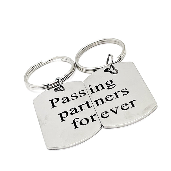 Passing Partners Forever Keychain Set, Soccer Player Gift, Father Son Gift, Soccer Keychains, Soccer Players Keychains, Graduation