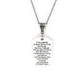 Love Gift, The Rest Of My Life Necklace, Until We Are Together Again, Memorial Gift, Remembering Him, Loss Of Husband, Death Of Husband