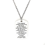 Love Gift, The Rest Of My Life Necklace, Until We Are Together Again, Memorial Gift, Remembering Him, Loss Of Husband, Death Of Husband